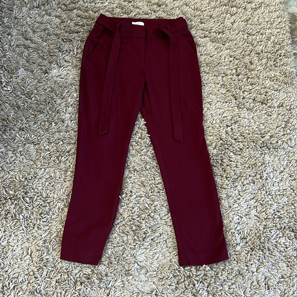 LOFT Pants - Women’s Size 2 Loft Burnt Red Straight Leg Pants, Inseam 26.5’’